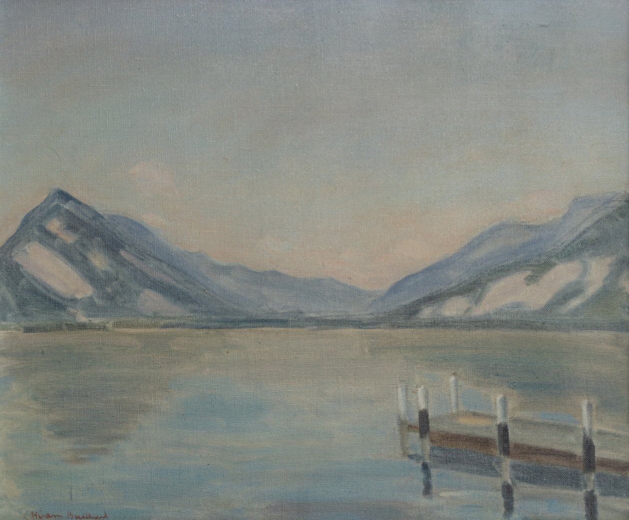 Lake Thun by Ernest Hiram Brülhart