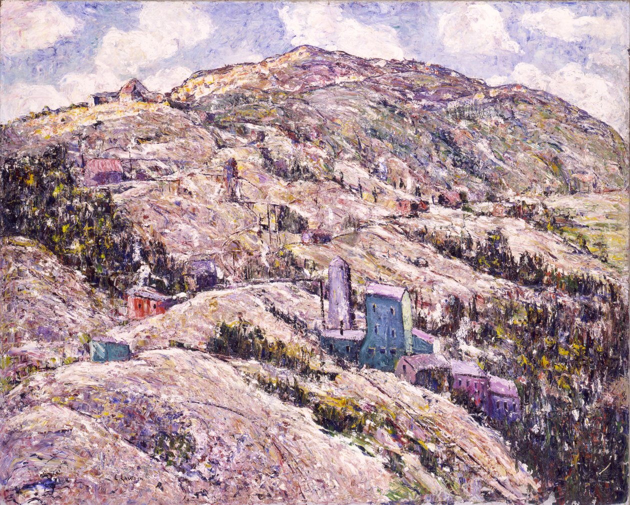 Gold Mining, Cripple Creek by Ernest Lawson