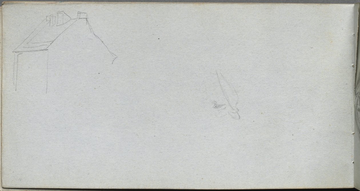 Sketchbook, Page 54: Architecture Study by Jean Louis Ernest Meissonier