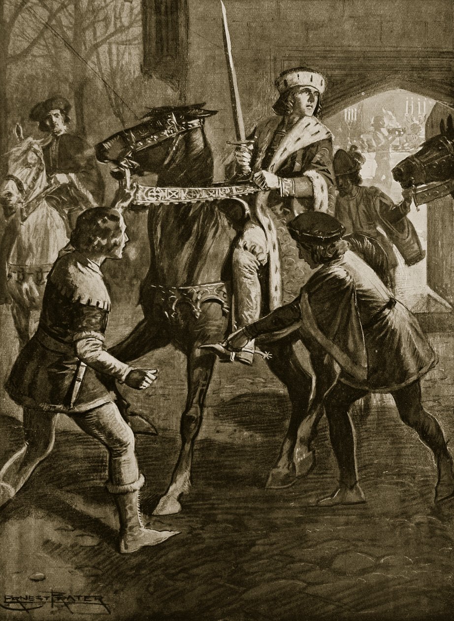 Edward IV flees from the Archbishop