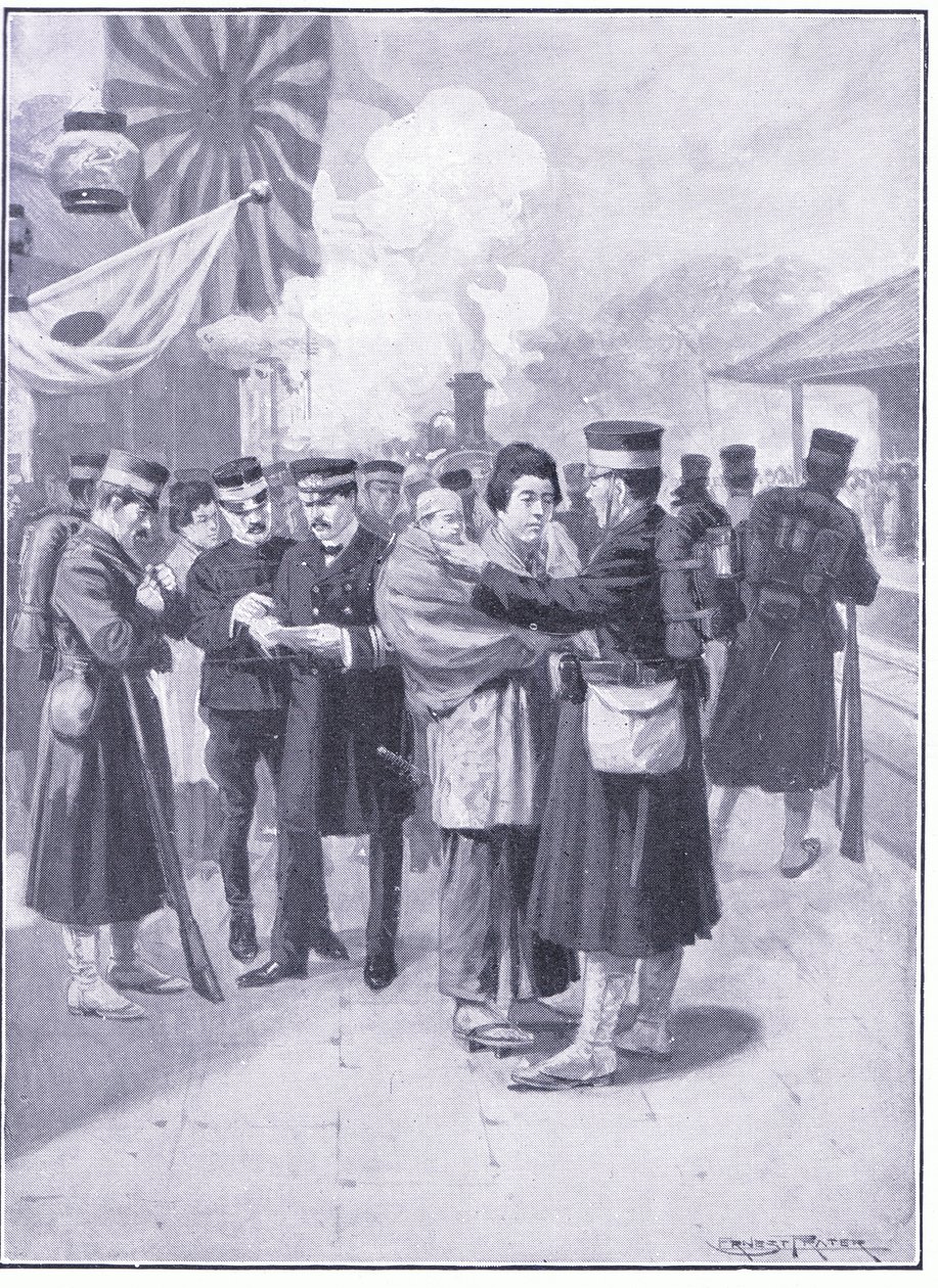 Troops Leaving Tokyo by Ernest Prater