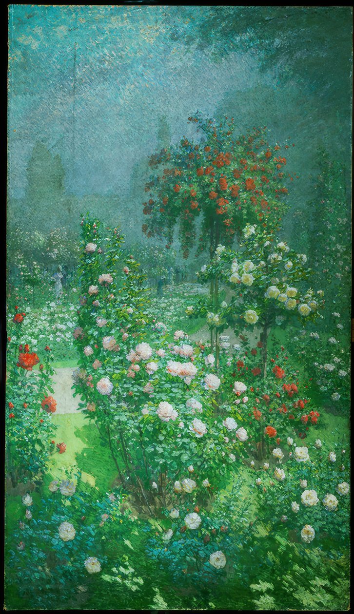 Rose Bush by Ernest Quost