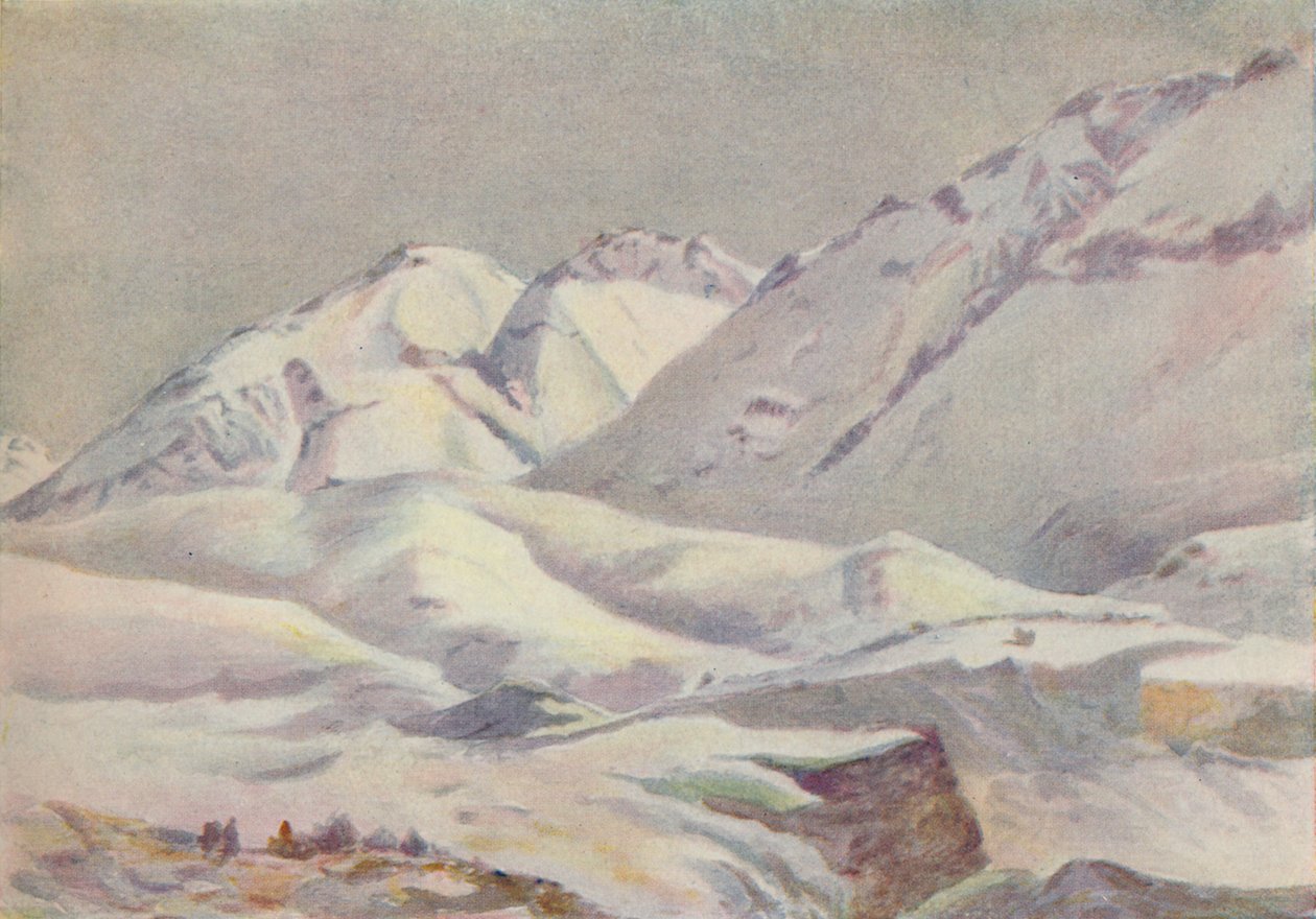 The Andes, 1916 by Ernest William Christmas