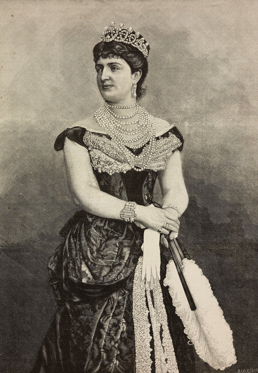 Margaret of Savoy, Queen of Italy from 1878 to 1900 by Ernesto Mancastroppa