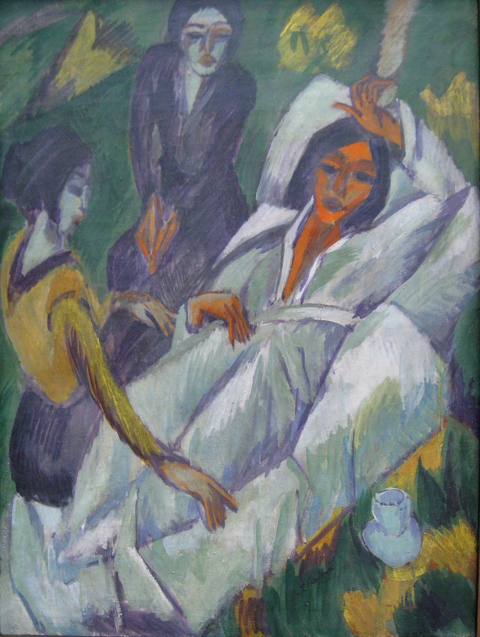Women Having Tea by Ernst Ludwig Kirchner