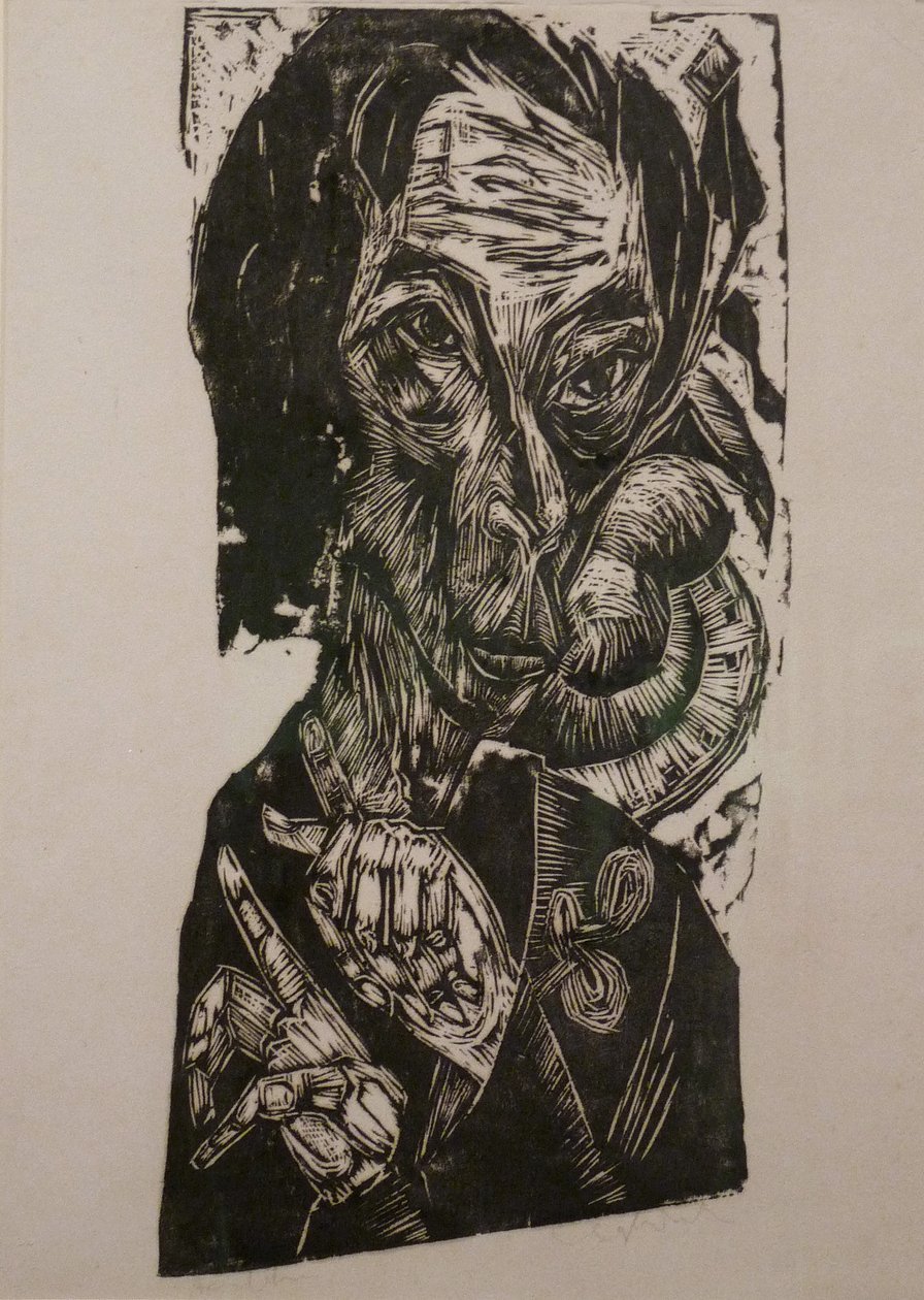 Head of the Sick Man by Ernst Ludwig Kirchner