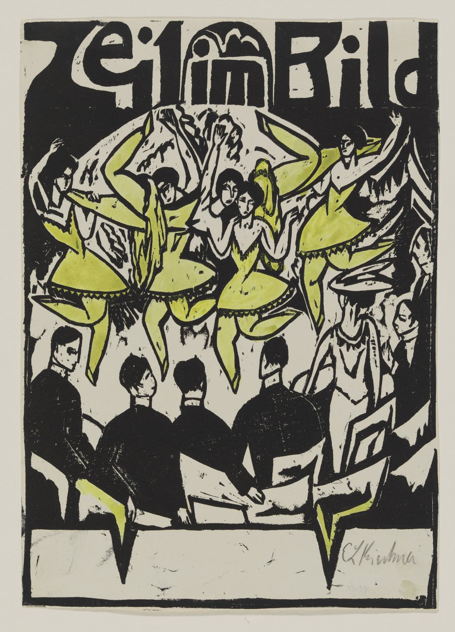 Dancers at the Ice Palace by Ernst Ludwig Kirchner