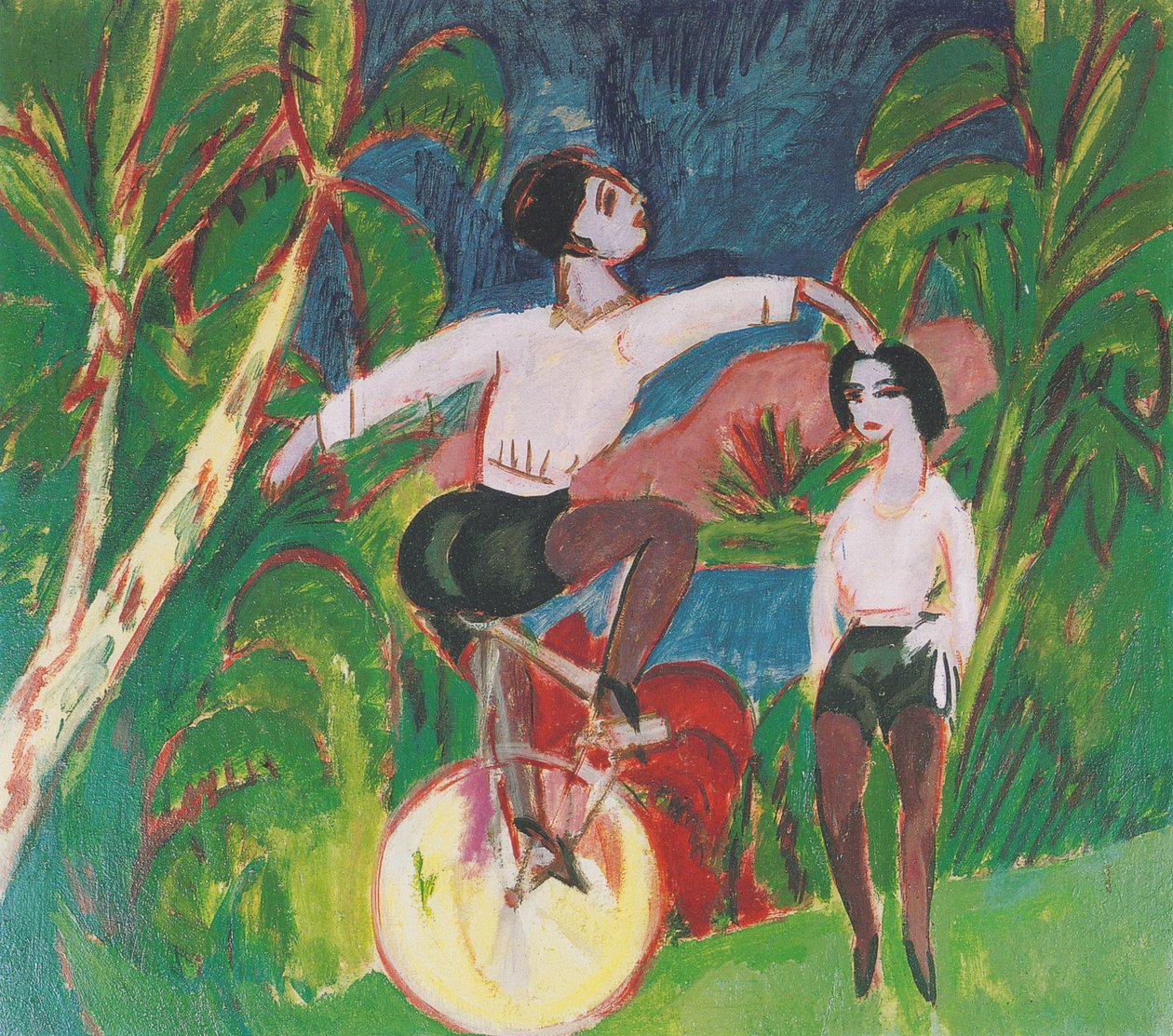 The Unicyclist by Ernst Ludwig Kirchner