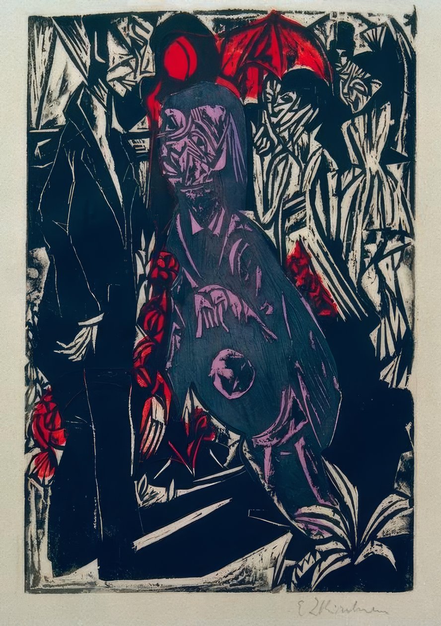 The Sale of the Shadow by Ernst Ludwig Kirchner