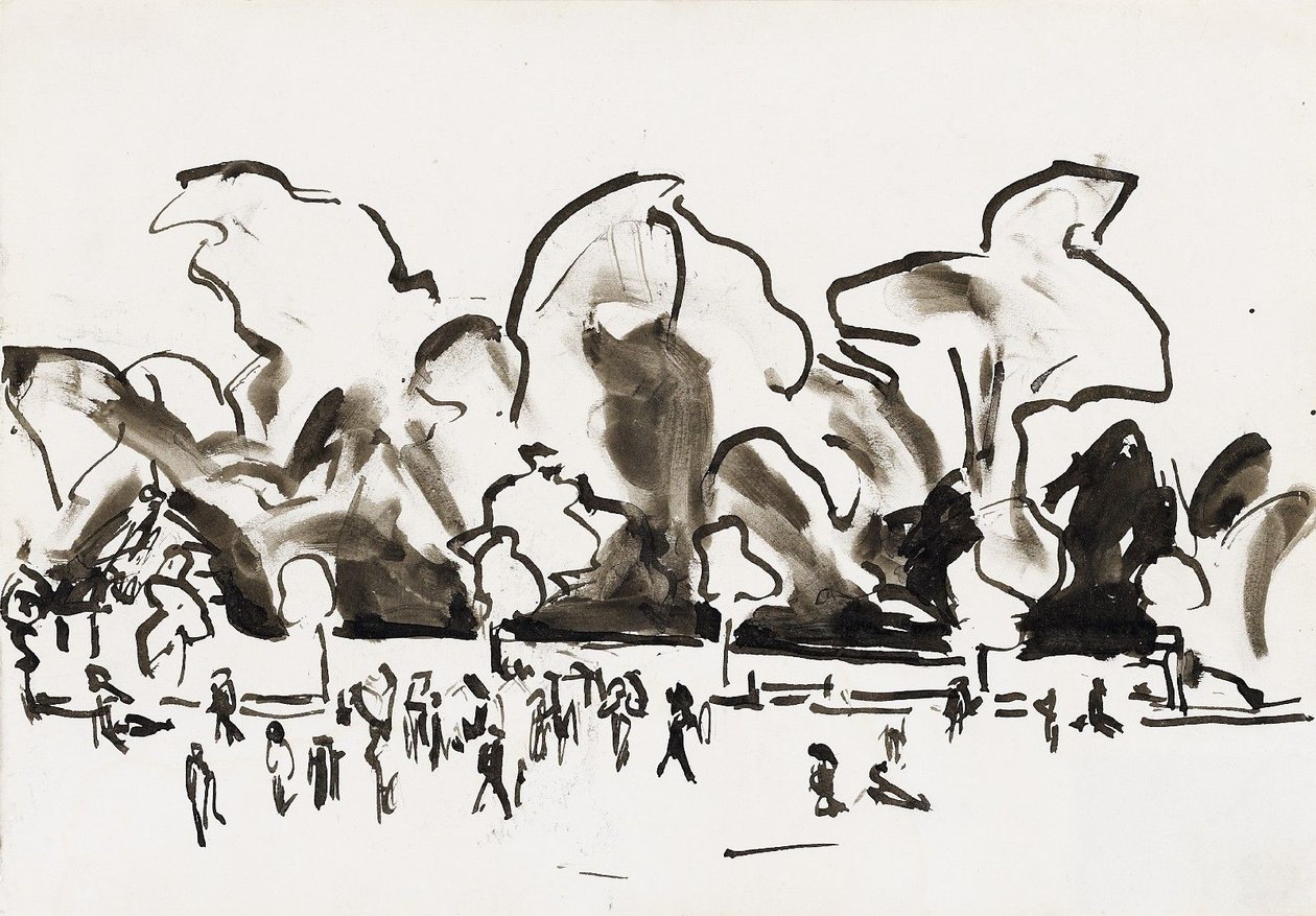 Large Park by Ernst Ludwig Kirchner
