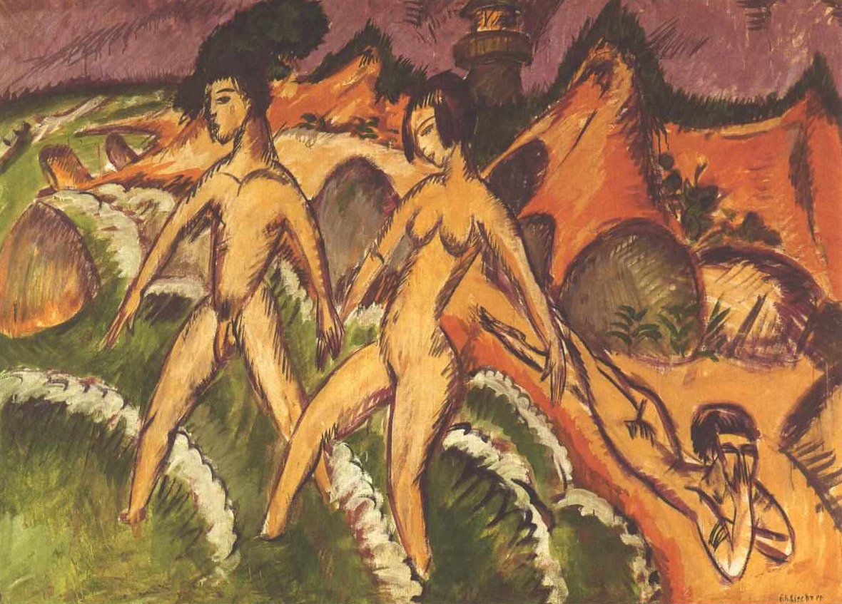 Screaming into the Sea by Ernst Ludwig Kirchner