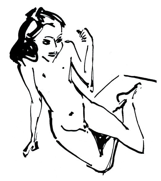 Little Fränzi by Ernst Ludwig Kirchner