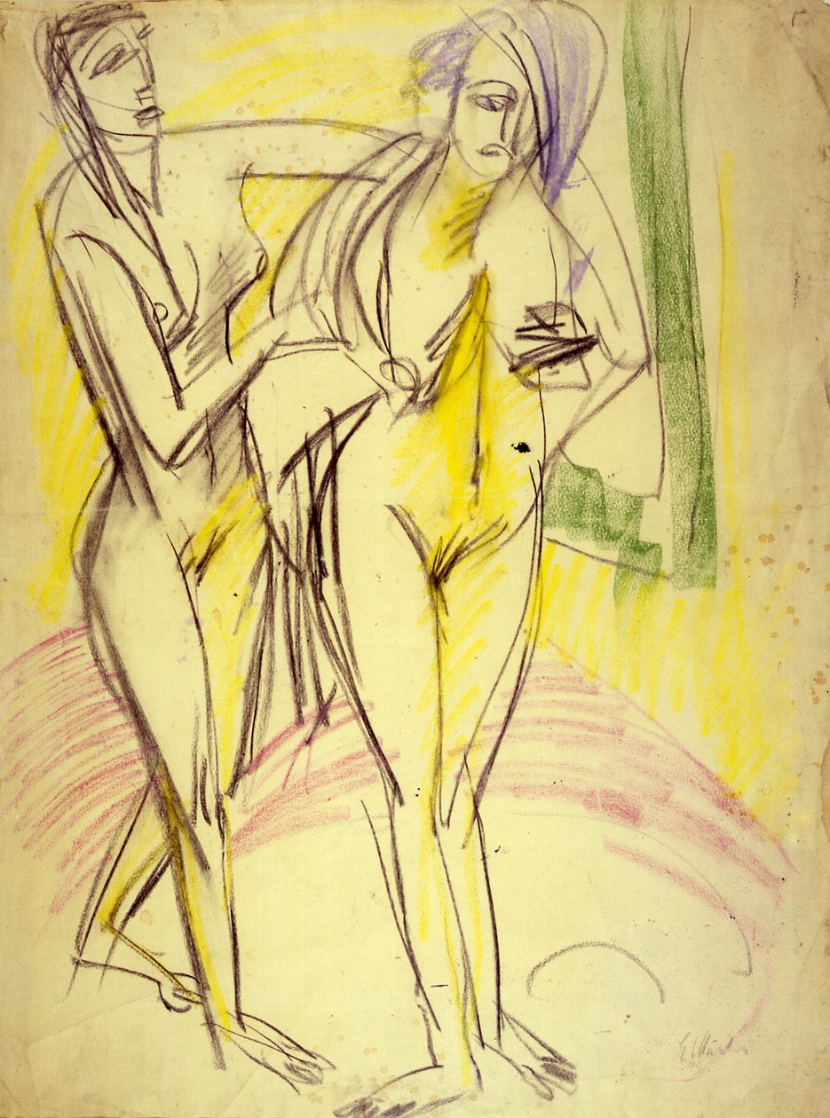 After the Bath by Ernst Ludwig Kirchner