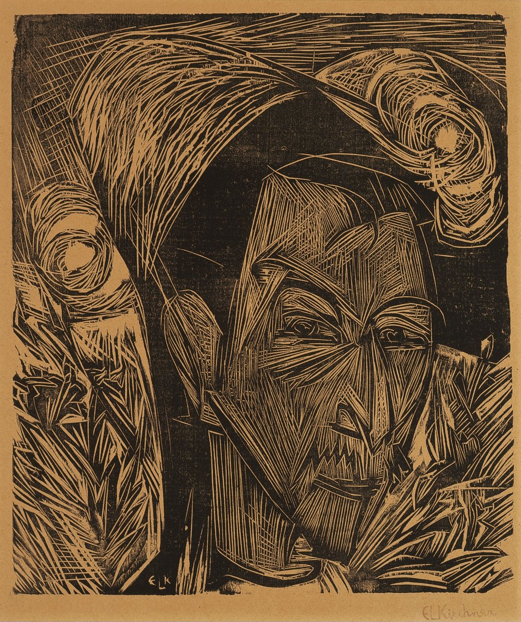 Portrait of David Müller by Ernst Ludwig Kirchner
