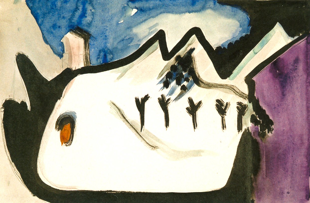 Snowy Landscape by Ernst Ludwig Kirchner