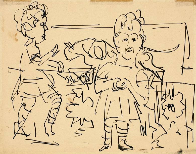 Playing Children by Ernst Ludwig Kirchner