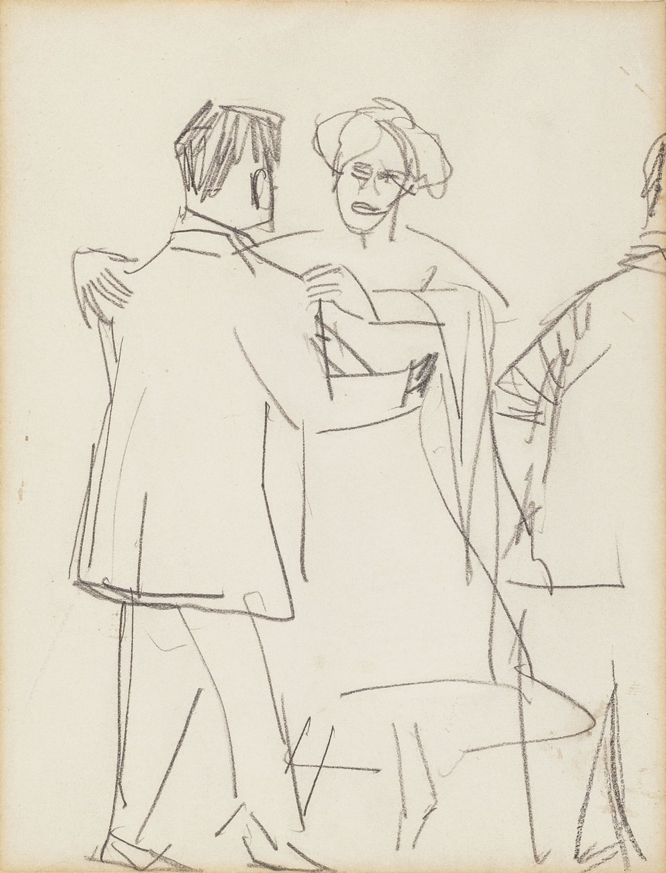 Dancing Couple by Ernst Ludwig Kirchner