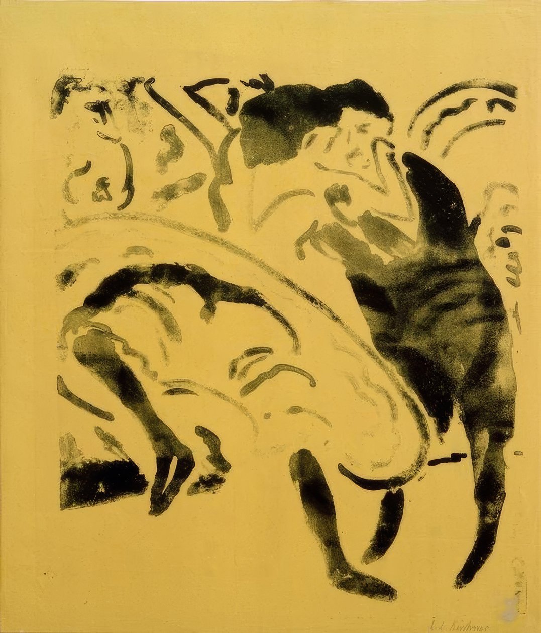 Dancing Couple by Ernst Ludwig Kirchner