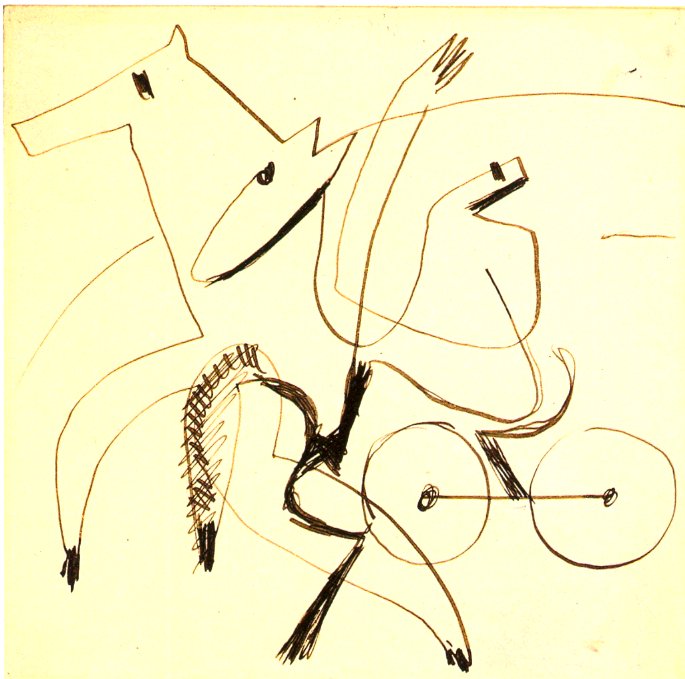 Trotting Team by Ernst Ludwig Kirchner