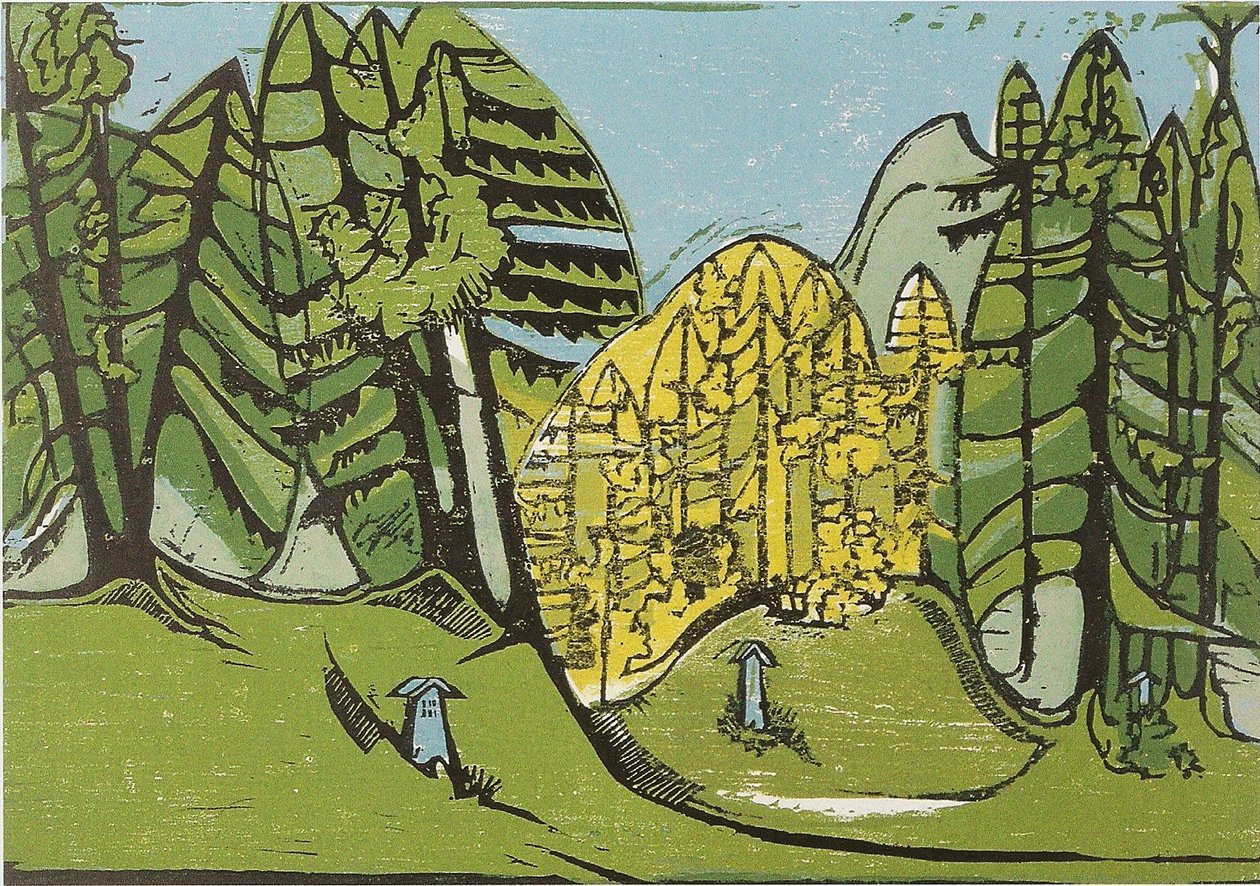Forest Cemetery by Ernst Ludwig Kirchner