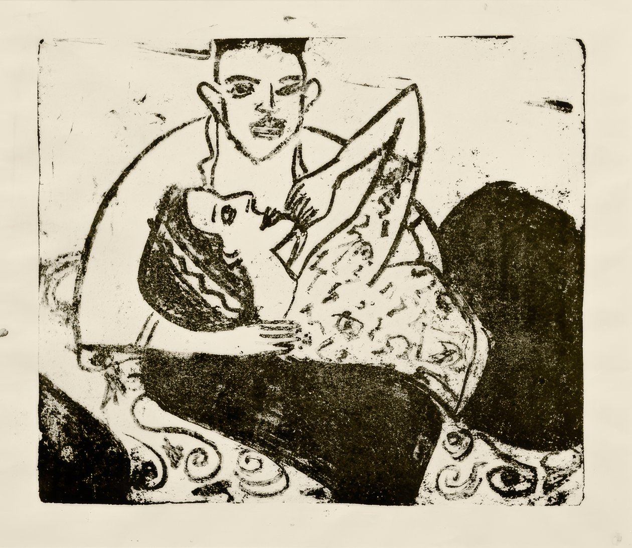 Courting Girl by Ernst Ludwig Kirchner
