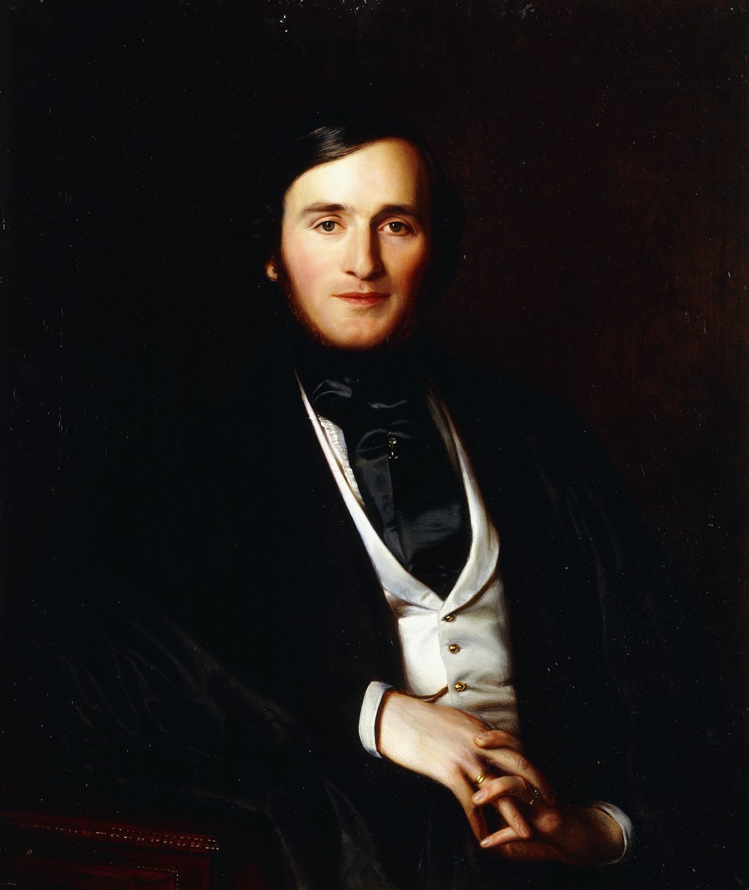 Portrait of the Composer Richard Wagner by Ernst August Becker
