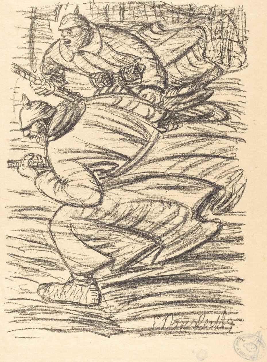 The Assault by Ernst Barlach