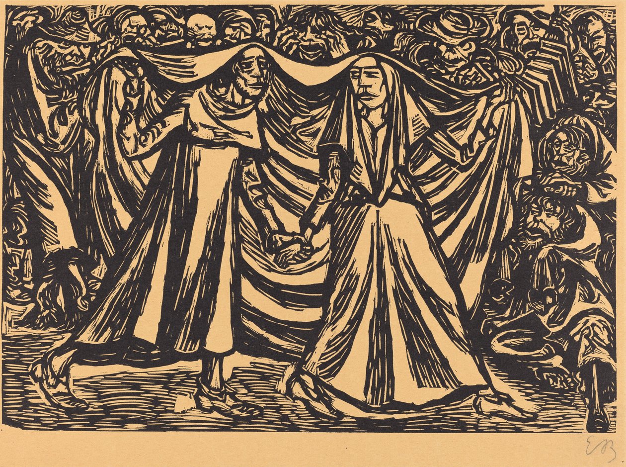 The Dance of Death II, 1921 by Ernst Barlach