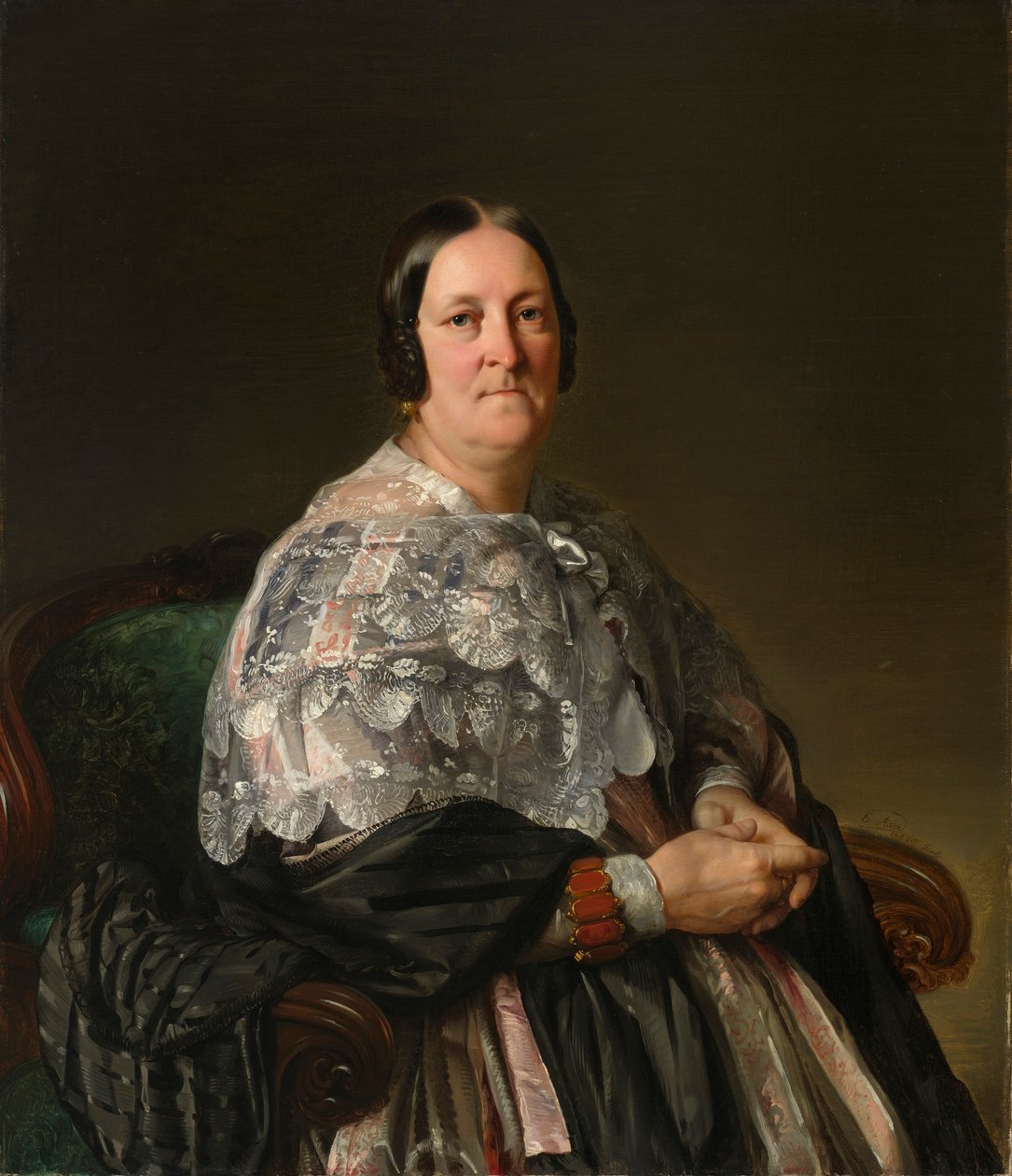 Portrait of Maria Theresia Freiin von Jakomini by Ernst Christian Moser