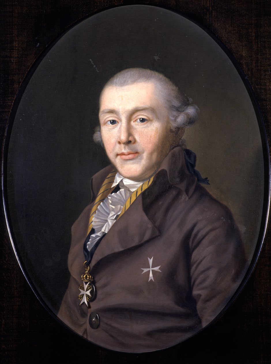 Portrait of Prince August von Sachsen-Gotha-Altenburg, 1795 by Ernst Christian Specht