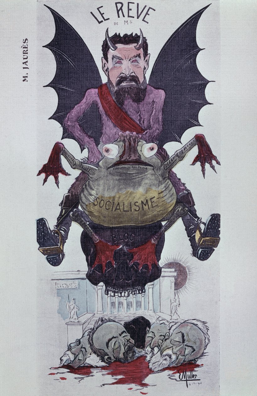 The Dream of M. Jaures, 1906 by Ernst Emmanuel Muller