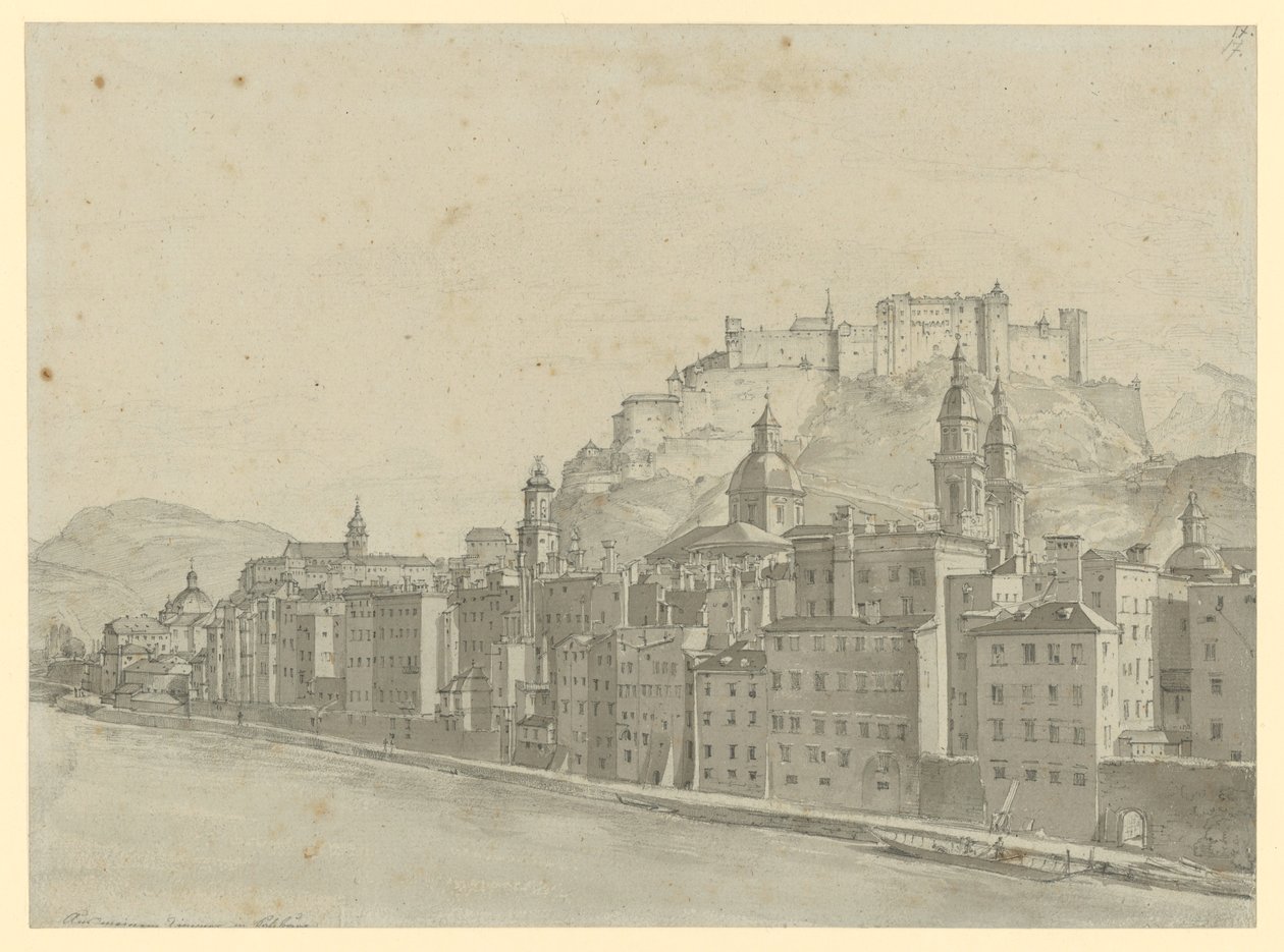 View of Salzburg from the Artist