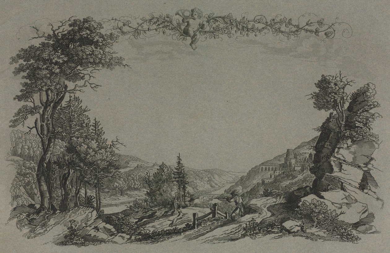 Six Views of Heidelberg Castle by Ernst Fries