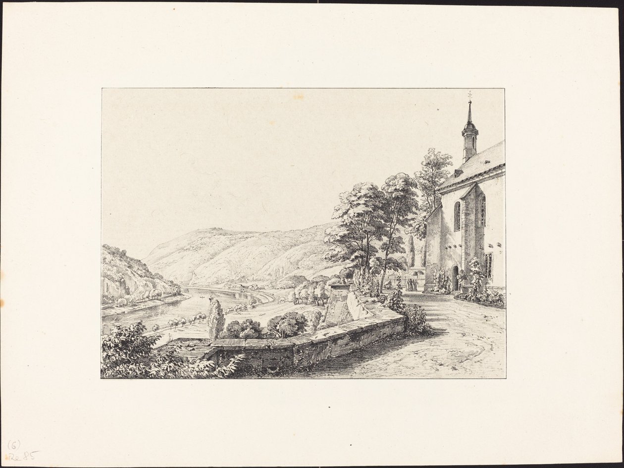The Convent Terrace by Ernst Fries