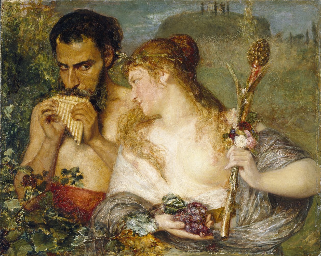 Nymph and Faun by Ernst Josephson