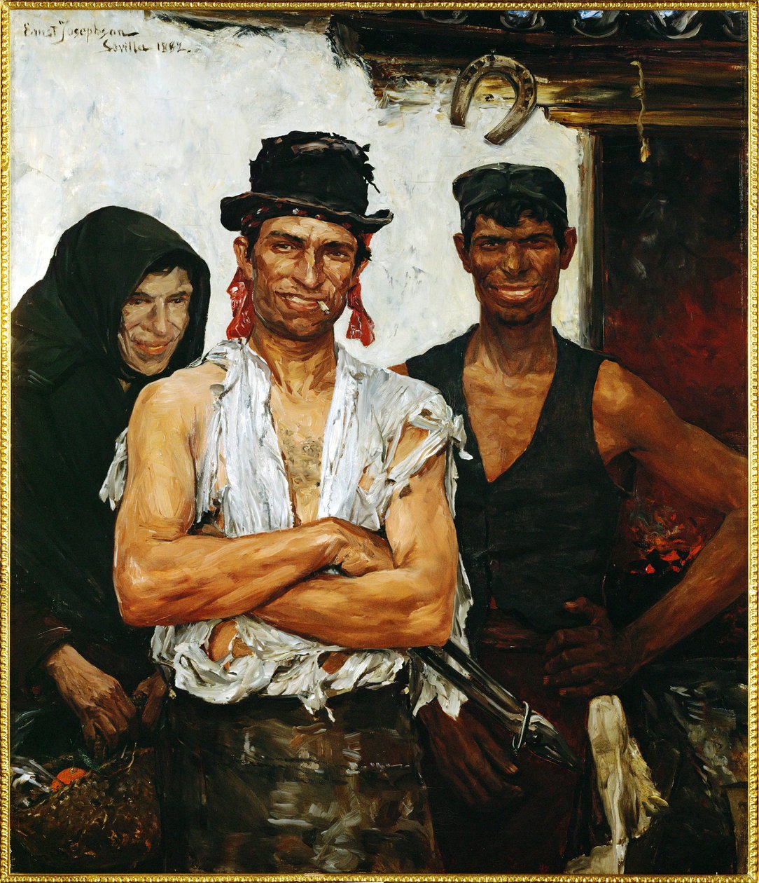 Spanish Smiths, II by Ernst Josephson