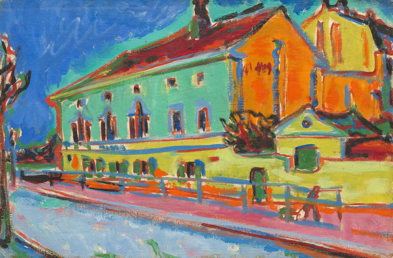 Dance Hall Bellevue [obverse] by Ernst Ludwig Kirchner