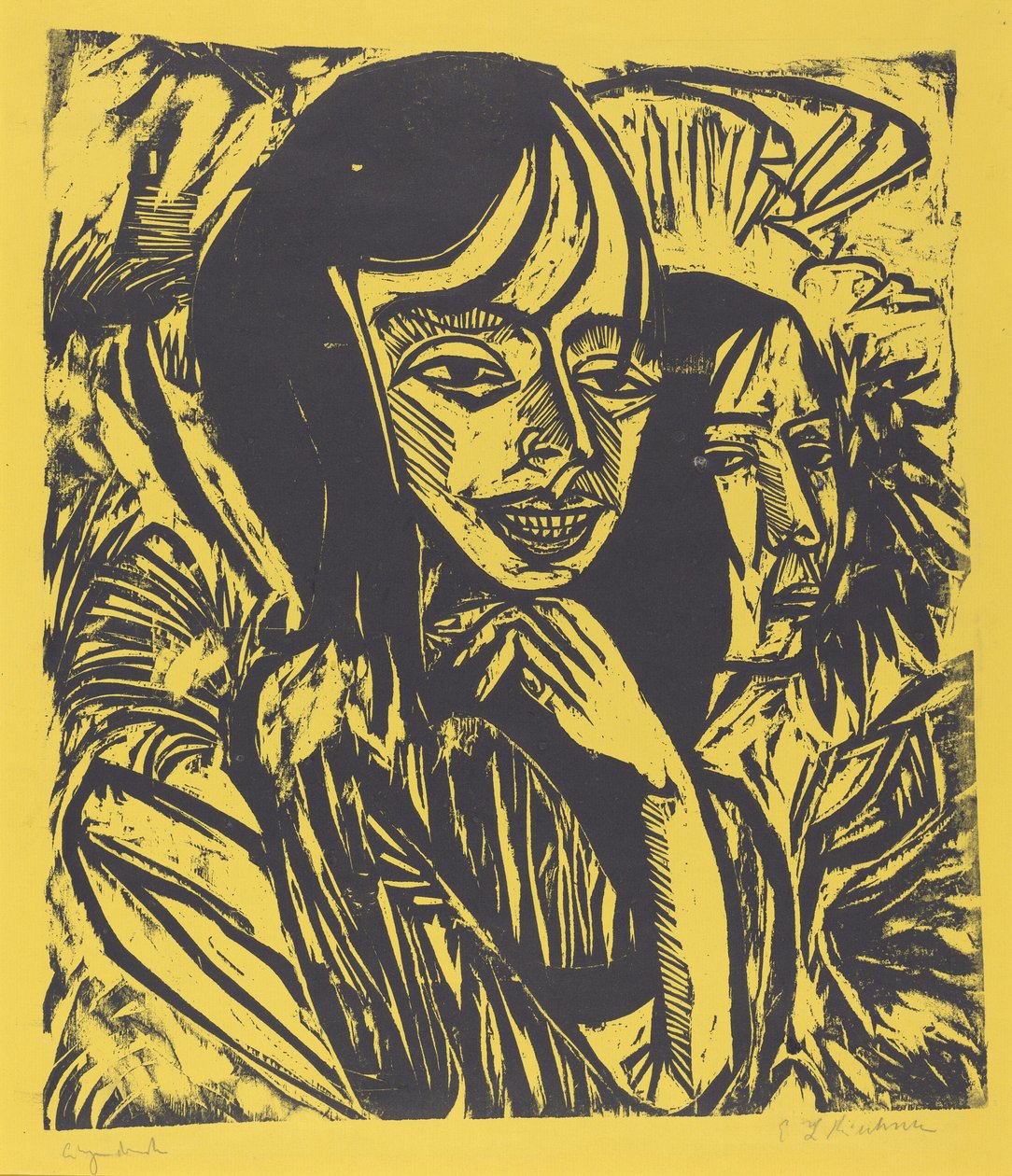 Fehmarn Girls, 1913 by Ernst Ludwig Kirchner