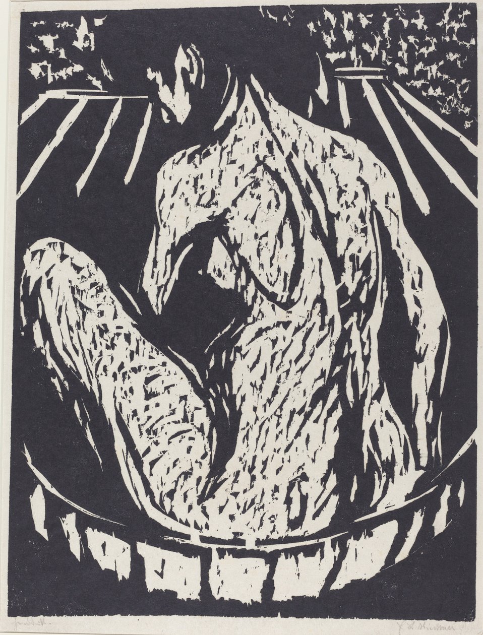 Female Nude by Ernst Ludwig Kirchner