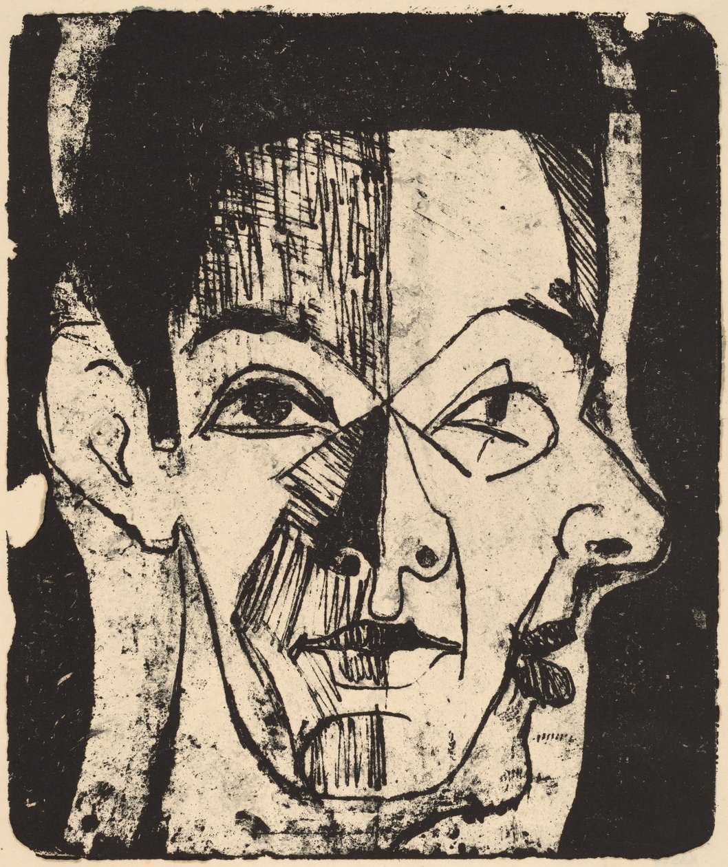 Head Study, 1926 by Ernst Ludwig Kirchner