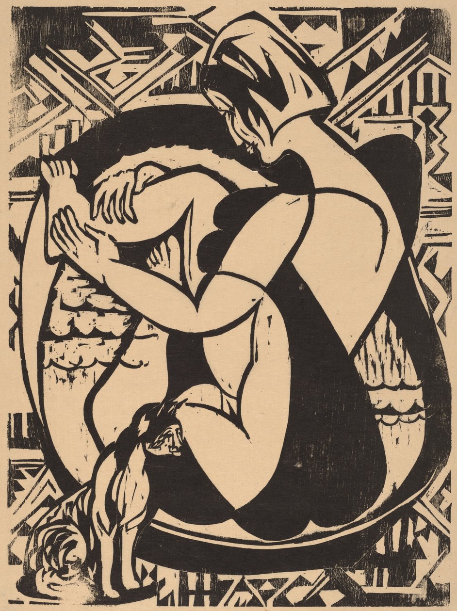 Woman in the Bathtub, 1936 by Ernst Ludwig Kirchner