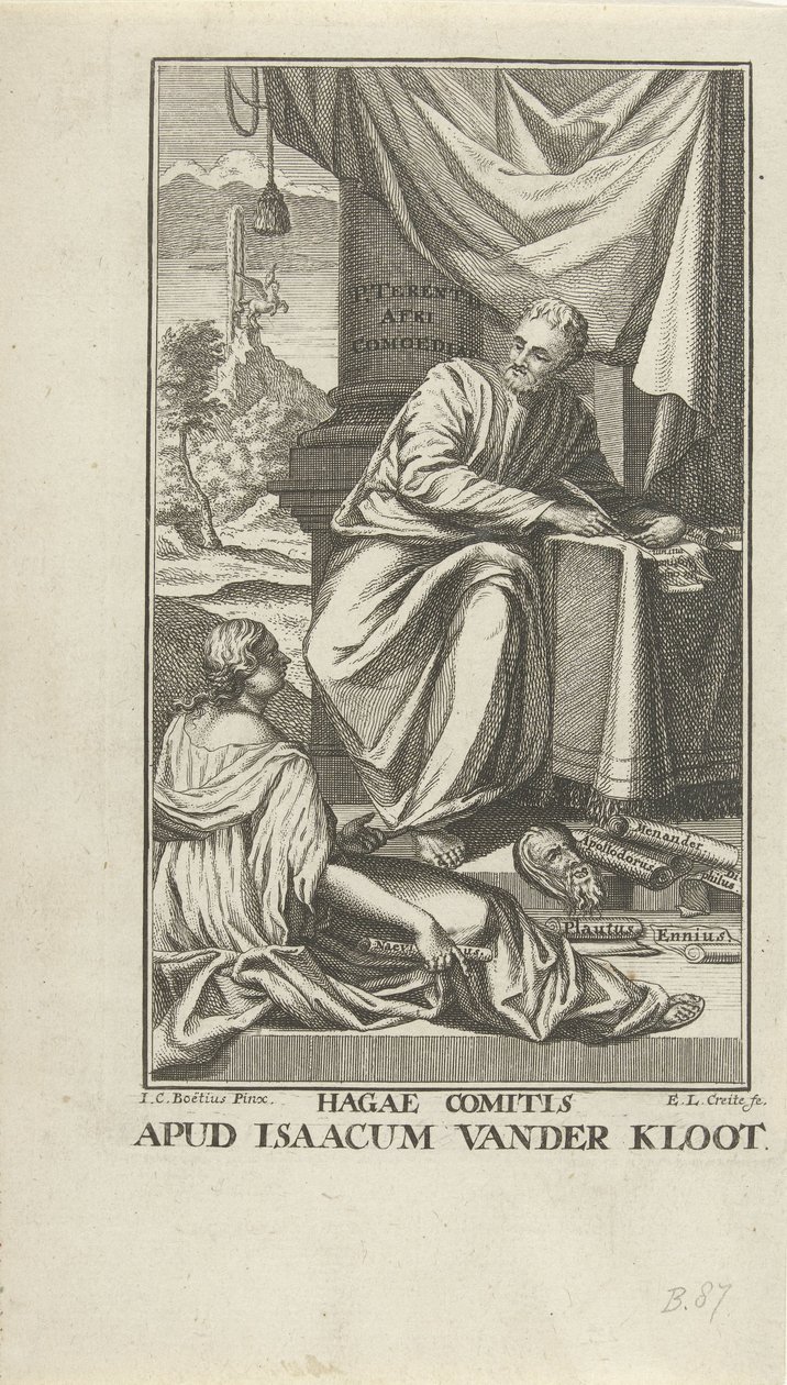 Title Page for Comedy by Terentius by Ernst Ludwig Creite