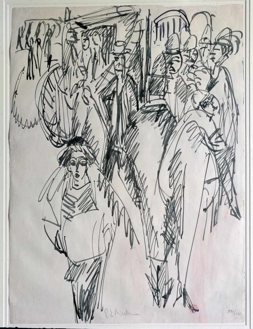 A street in Berlin, Germany by Ernst Ludwig Kirchner