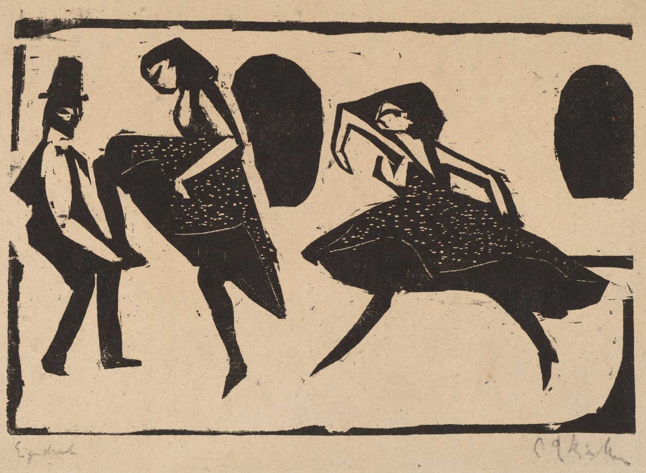 Acrobatic Dance by Ernst Ludwig Kirchner
