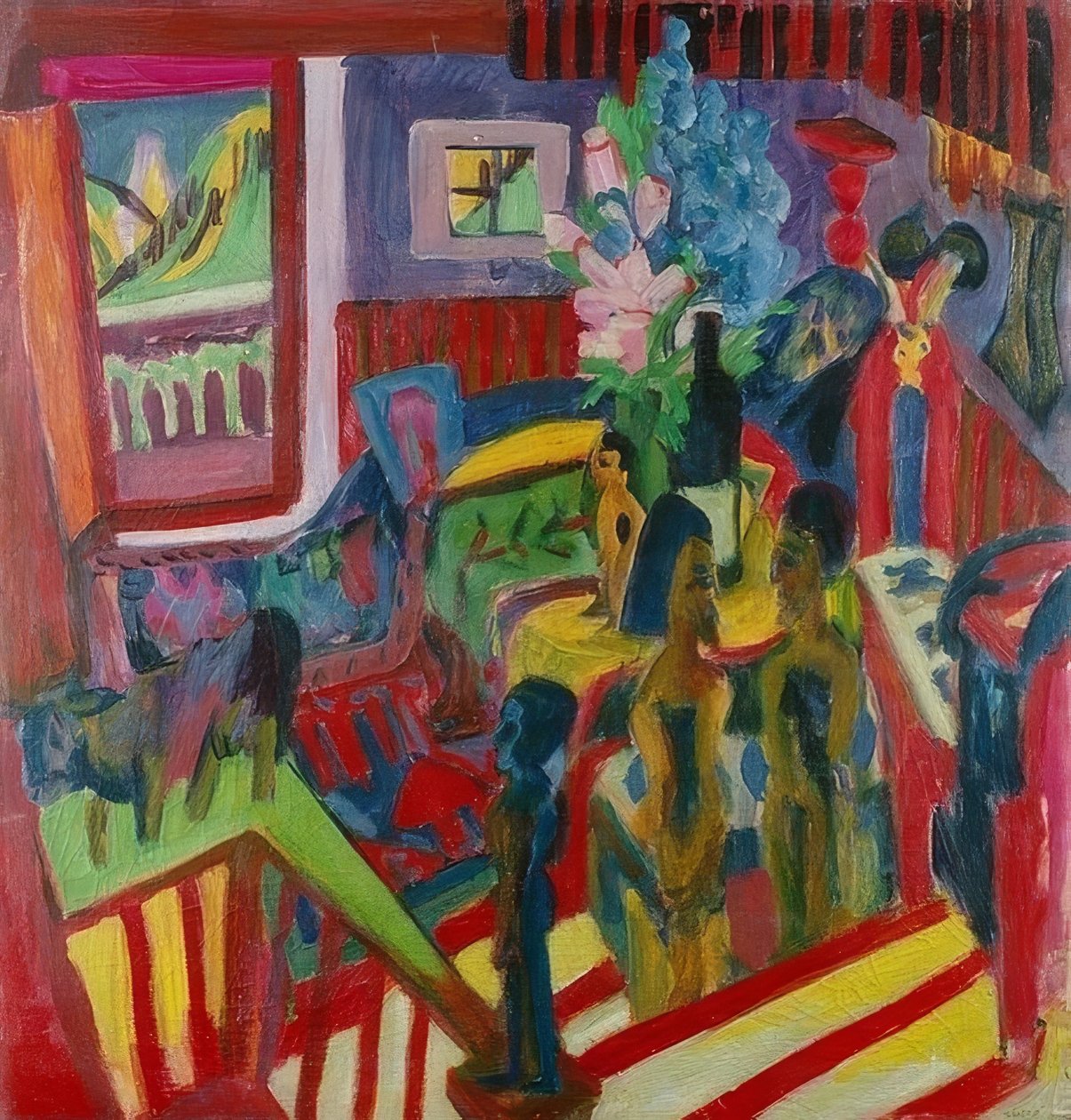 Studio Corner by Ernst Ludwig Kirchner