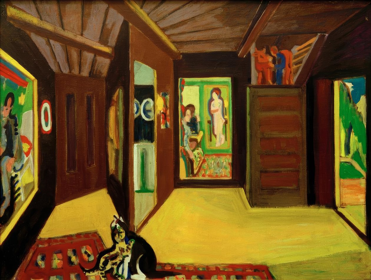 Mountain Studio by Ernst Ludwig Kirchner