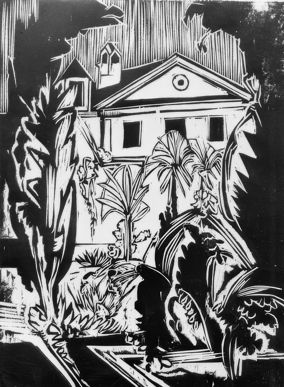 Botanical Garden (Jena) by Ernst Ludwig Kirchner