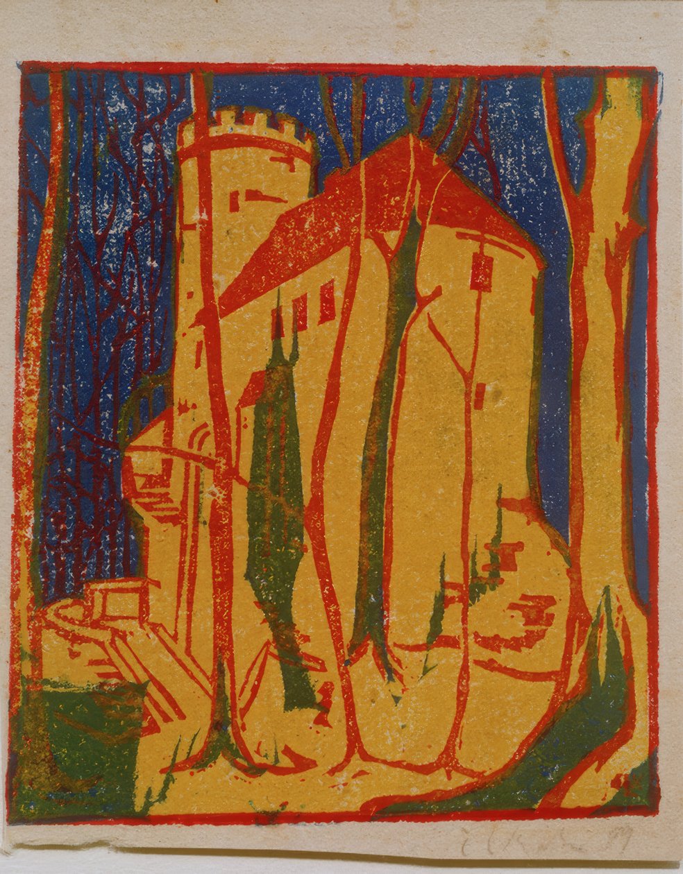 Rabenstein Castle by Ernst Ludwig Kirchner