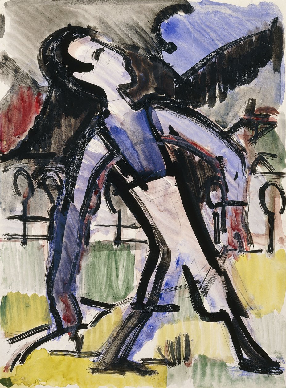 Davos Figure by Ernst Ludwig Kirchner
