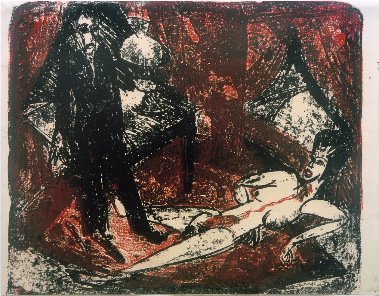 The Murderer by Ernst Ludwig Kirchner